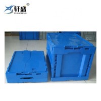 600*400*280mm heavy duty folding crate plastic storage box/bin