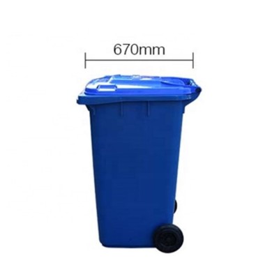 Outdoor UV Resistance Heavy Duty Plastic Dustbin,Plastic Trash Can For 240L,120L