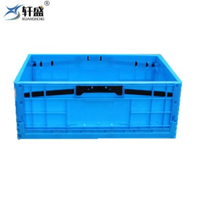 Folding Plastic Stackable Crates,Foldable Storage Box For Home and Office Organization