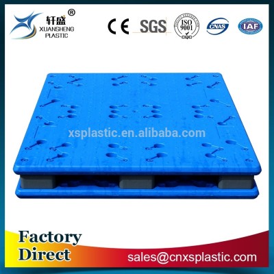 Heavy duty recycled storage plastic pallet for various industries