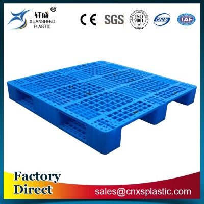 1100*1100mm heavy duty stackable single faced plastic pallet