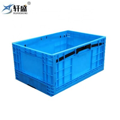 Folding Plastic Stackable Utility Crates,Foldable Storage Box