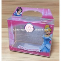 manufacturer custom made pp plastic box for toys , custom size plastic box with custom design printing with handle