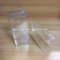 Square Custom PVC Transparent Foldable Recycled Small Clear Plastic box